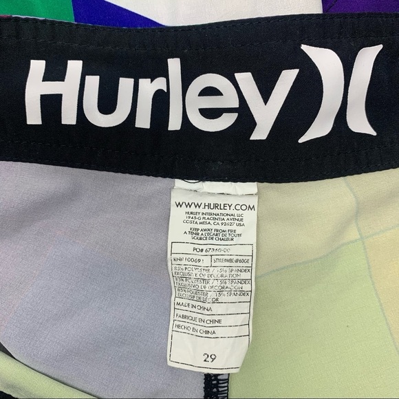 Men’s Hurley Swim Trunks Size 29 - Picture 6 of 7